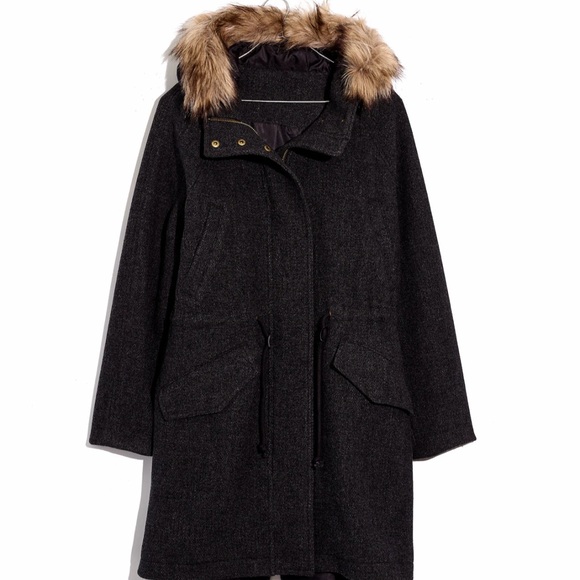 Madewell Wool Vancouver Parka - Picture 1 of 10